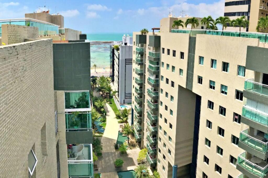 Apts Jtr Com Varanda I Piscina Na Cobertura I 1Min Da Praia Maceió Eksteriør bilde